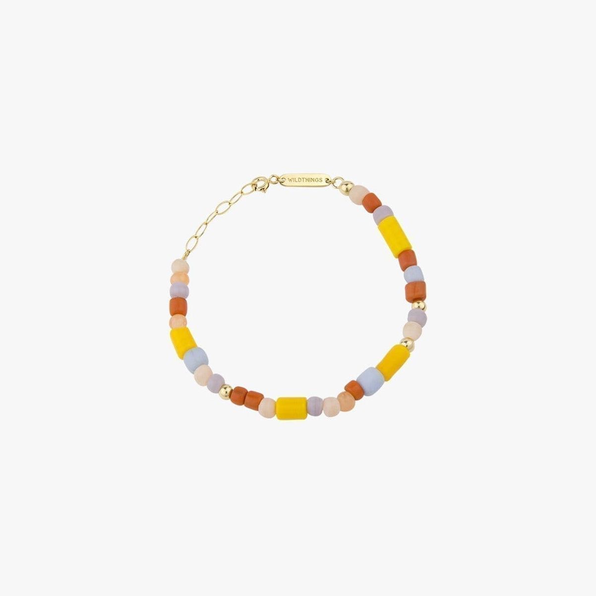 Wildthings - Regenboog armband goud
