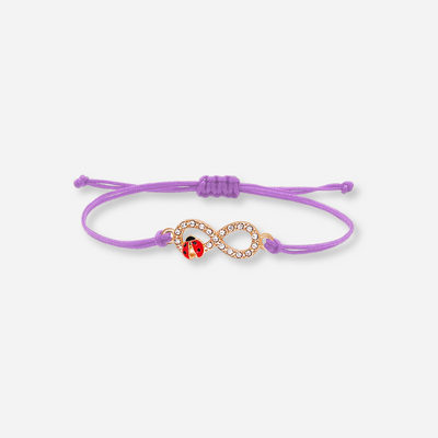 Lieveheersbeestje infinity armband