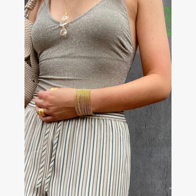 Gas Bijoux - Romeo armband goud