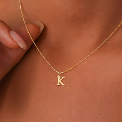 Κολιέ με αρχικά ερωτικών γραμμάτων | Χρυσό 18k
