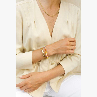 Wildthings - Regenboog armband goud