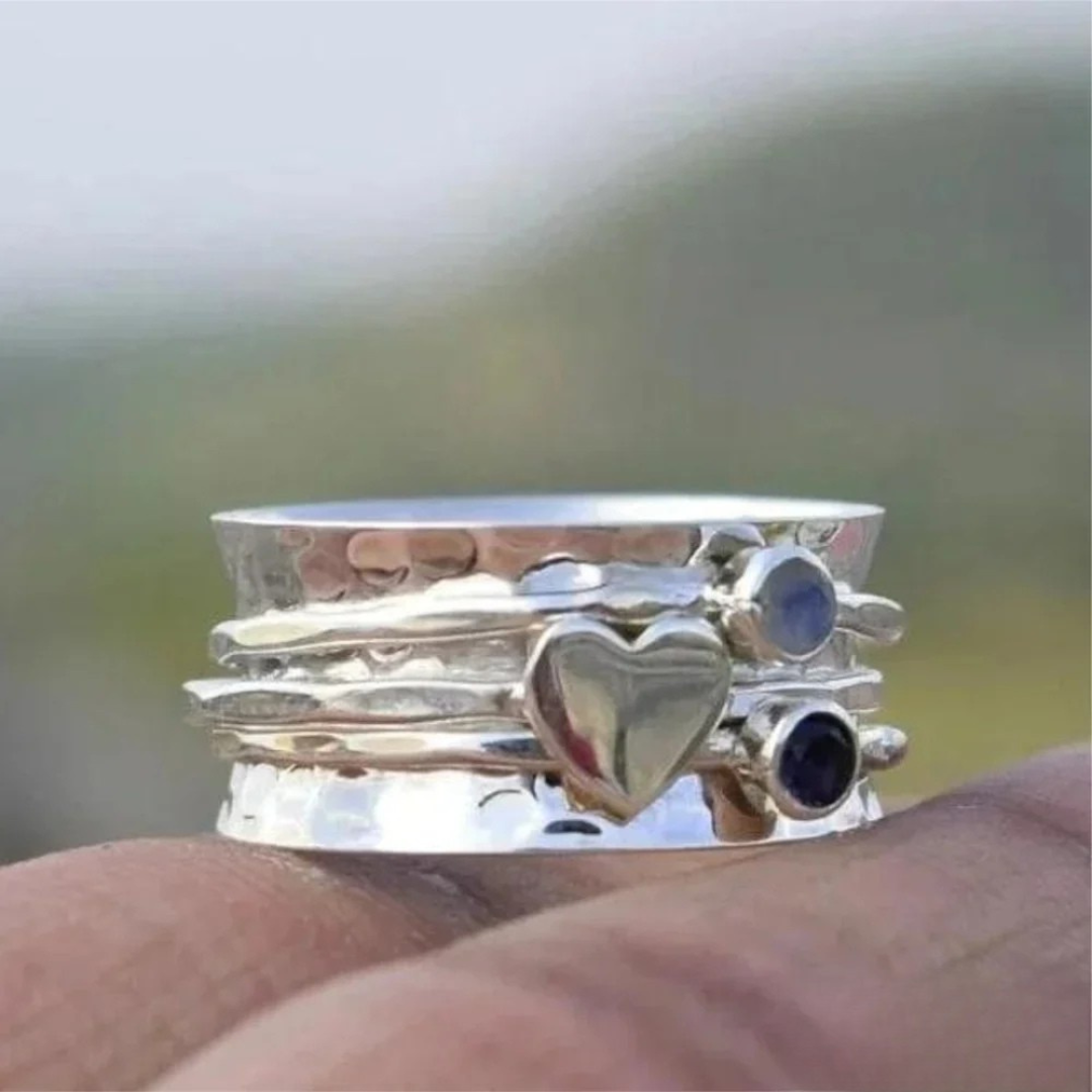 Δαχτυλίδι με καρδιά Spinner