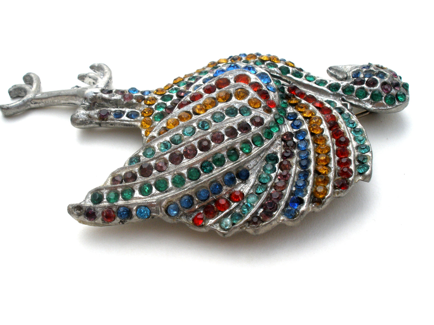 Καρφίτσα Flamingo με Γυαλί Art Deco Rhinestone