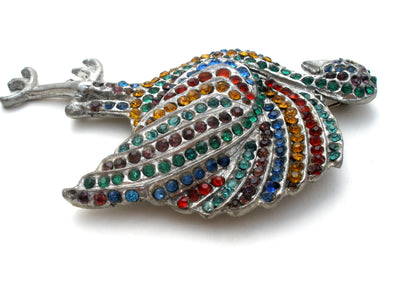 Καρφίτσα Flamingo με Γυαλί Art Deco Rhinestone