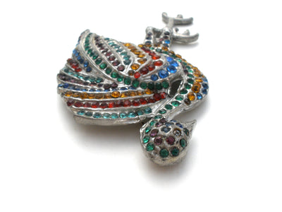 Καρφίτσα Flamingo με Γυαλί Art Deco Rhinestone