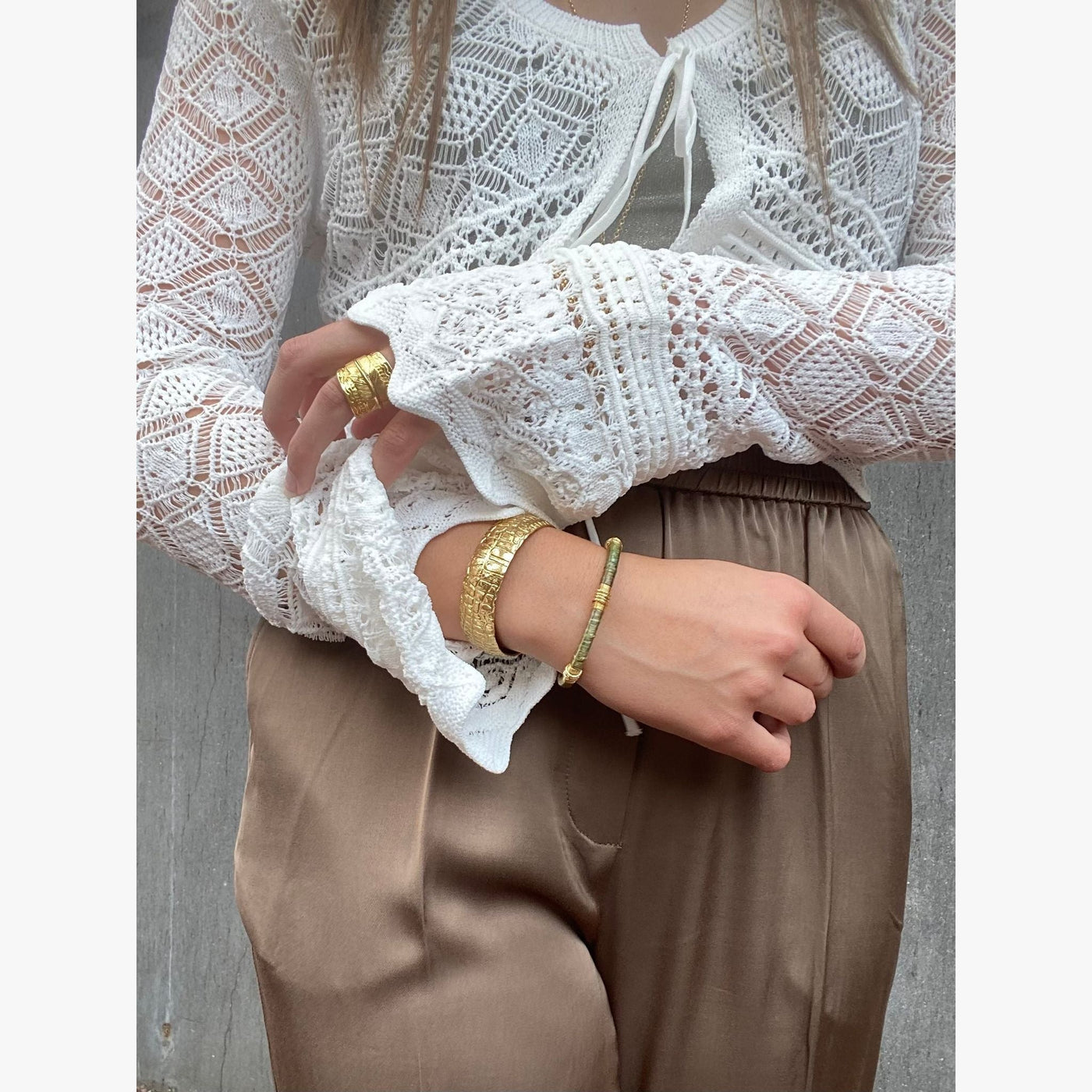 Βραχιόλι Gas Bijoux - Sari Raffia από acetate χρυσό