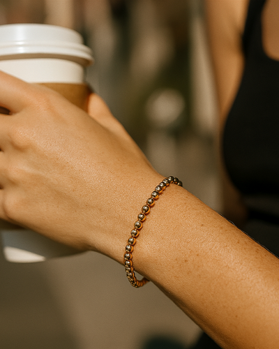 **Bea's Dazzling Bracelet**  
Elevate your style with Bea's exquisite bracelet, perfect for adding a touch of elegance to any outfit.