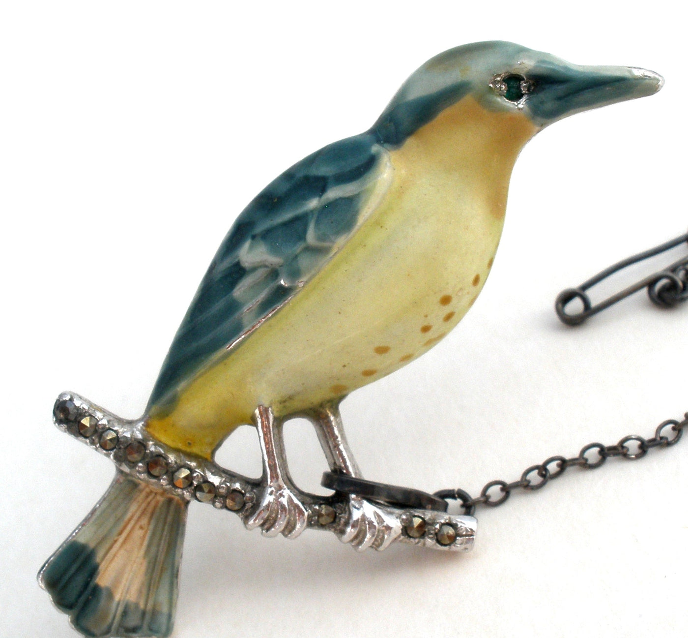 Καρφίτσα με σχήμα καρφίτσας Blue Bird από την Bohemian Jewellers Ltd