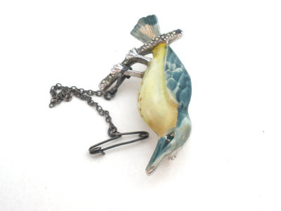 Καρφίτσα με σχήμα καρφίτσας Blue Bird από την Bohemian Jewellers Ltd