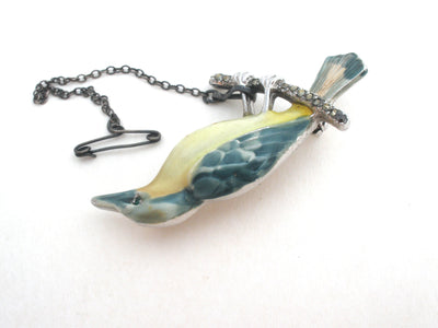 Καρφίτσα με σχήμα καρφίτσας Blue Bird από την Bohemian Jewellers Ltd
