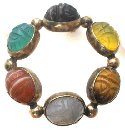 Καρφίτσα Admark Scarab Gemstone GF Vintage