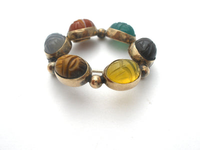 Καρφίτσα Admark Scarab Gemstone GF Vintage