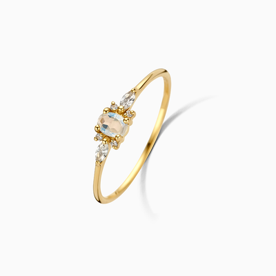 Δαχτυλίδι Muse Månstens | Χρυσό 14k