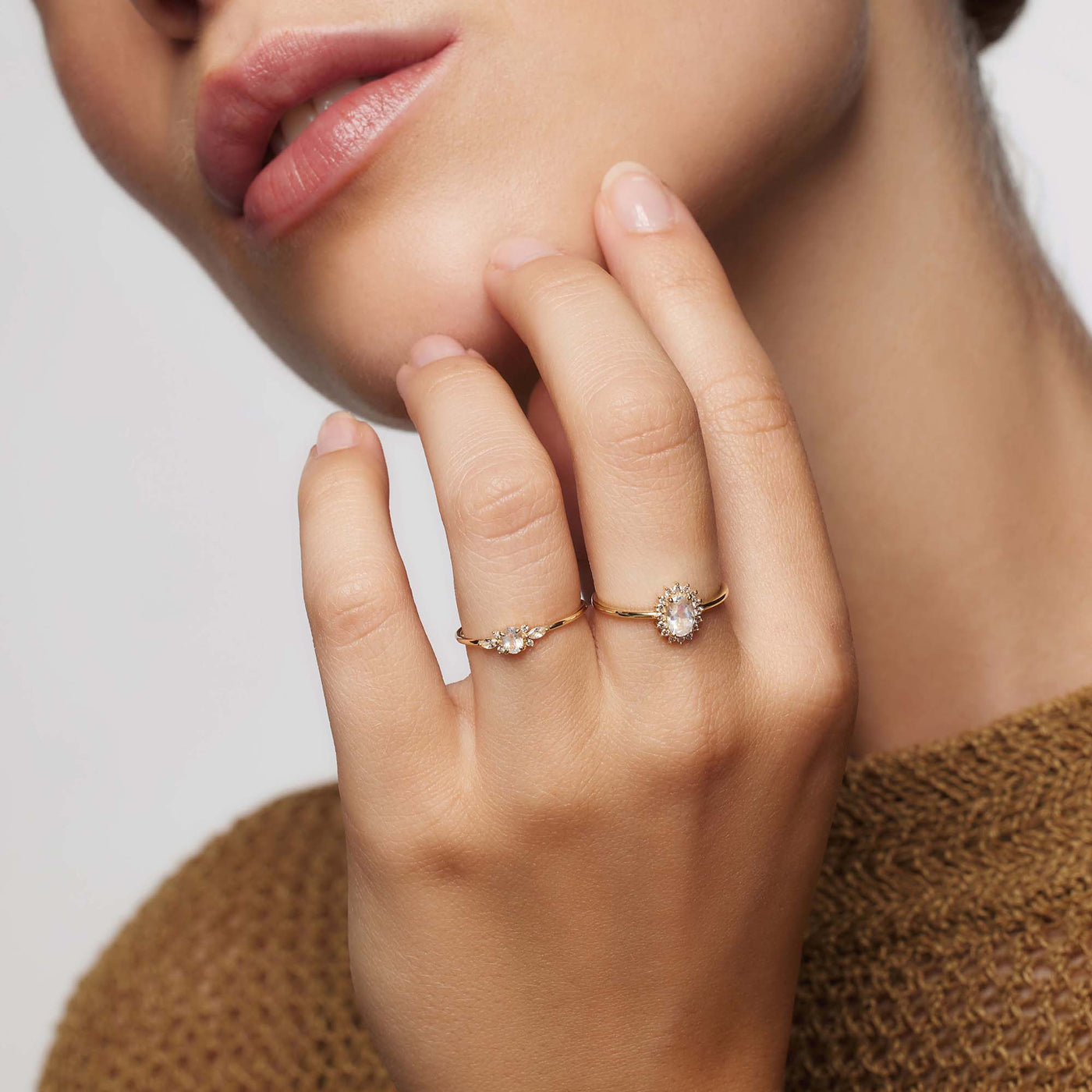 Δαχτυλίδι Muse Månstens | Χρυσό 14k