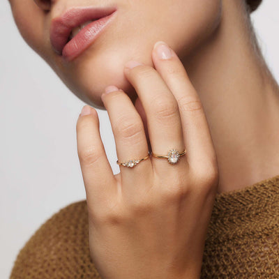 Δαχτυλίδι Muse Månstens | Χρυσό 14k