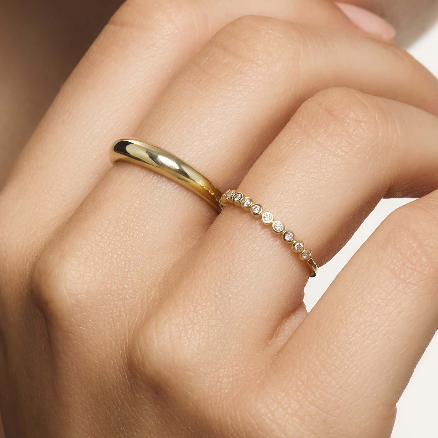 Δαχτυλίδι Midi-Kuppelring 14k Χρυσό