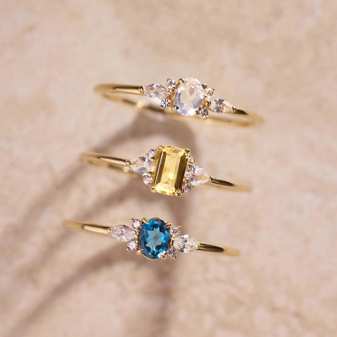 Δαχτυλίδι Muse Månstens | Χρυσό 14k