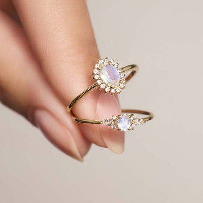 Δαχτυλίδι Muse Månstens | Χρυσό 14k
