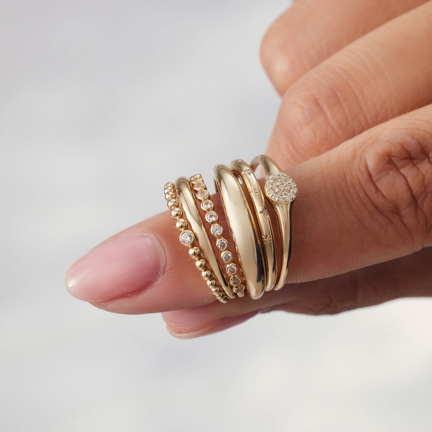 Δαχτυλίδι Slank Kuppelring | Χρυσός 14k
