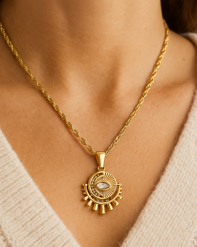 **Evy's Radiant Pendant**  
Discover Evy's stunning pendant that adds a touch of elegance to any outfit, perfect for daily wear or special occasions.  

**Mia's Chic Necklace**  
Elevate your style with Mia’s chic necklace, designed to make you feel confi
