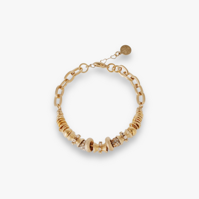 Gas Bijoux - Marquiza strass armband goud