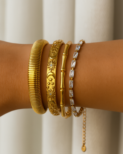 **Title**: "Bella's Brasselle Bliss"  
**Description**: Discover the exquisite charm of Bella's Brasselle, where elegance meets style in every piece.  

**Title**: "Luna's Luxe Brasselle"  
**Description**: Unveil a world of luxury with Luna's Brasselle,