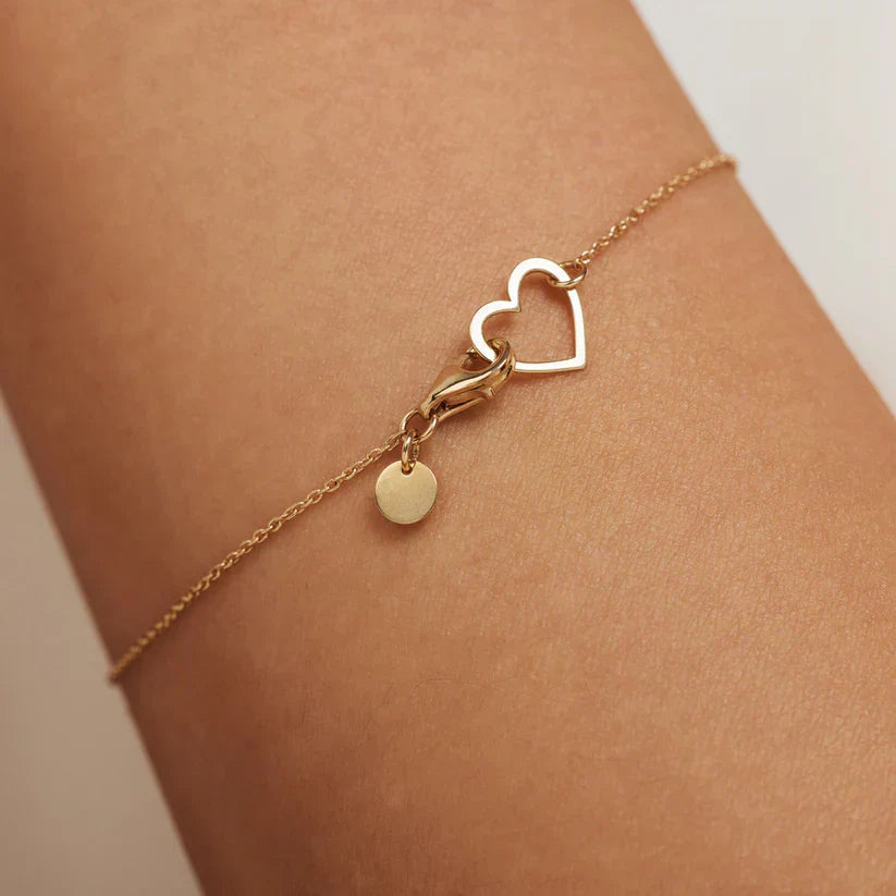 Lilou Coeur Βραχιόλι | Χρυσός 14k