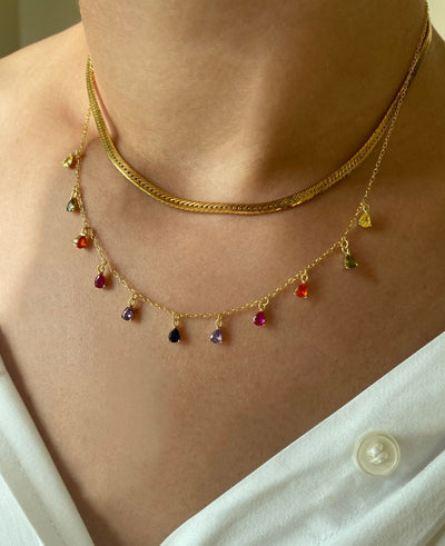 **Luna's Moon Necklace**  
A stunning silver piece that captures the ethereal beauty of the moon, perfect for adding a touch of magic to any outfit.

---

**Celeste's Celestial Pendant**  
This enchanting necklace features a delicate moon charm, embodying