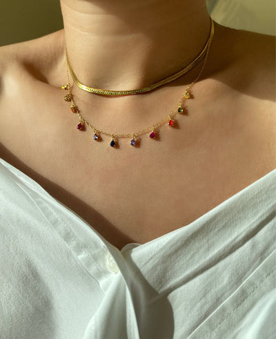 **Luna's Moon Necklace**  
A stunning silver piece that captures the ethereal beauty of the moon, perfect for adding a touch of magic to any outfit.

---

**Celeste's Celestial Pendant**  
This enchanting necklace features a delicate moon charm, embodying