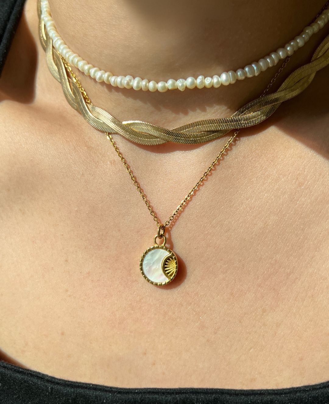 **Elia's Elegant Necklace**  
Discover timeless beauty with Elia's elegant necklace, perfect for any occasion and designed to elevate your style effortlessly.  

**Maya's Charm Pendant**  
Embrace your uniqueness with Maya's charm pendant, a delightful ac