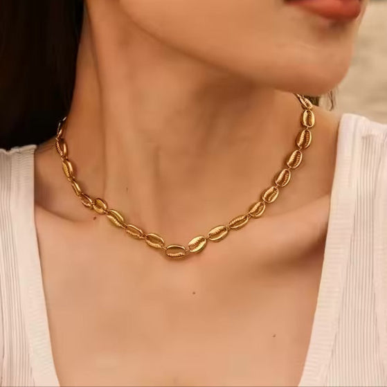 Κολιέ Maréa Gold Shell
