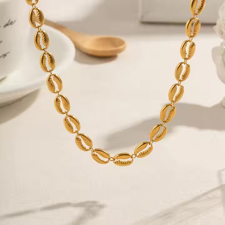 Κολιέ Maréa Gold Shell