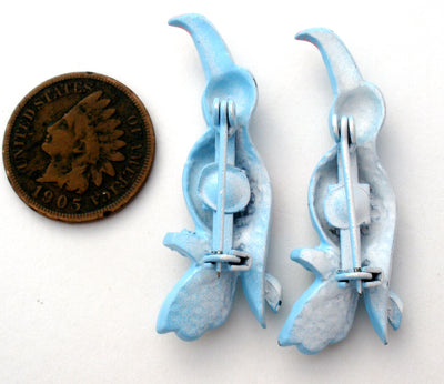 Σετ καρφίτσες Blue Bird Vintage