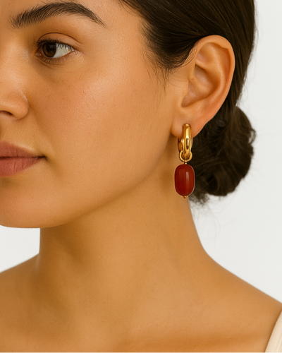 **Rosie’s Radiant Red Earrings**  
Add a pop of color to your outfit with Rosie’s stunning red earrings, perfect for any occasion!  

**Bella's Bold Blush Hoops**  
Elevate your style with Bella’s bold blush earrings, a must-have accessory for your collec