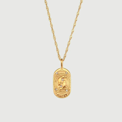 **Zodiac Charm Necklace**  
*Embrace your celestial essence with Clara's stunning Zodiac Charm Necklace, a personalized accessory that celebrates your unique astrological sign.*