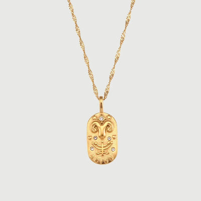 **Zodiac Charm Necklace**  
*Embrace your celestial essence with Clara's stunning Zodiac Charm Necklace, a personalized accessory that celebrates your unique astrological sign.*