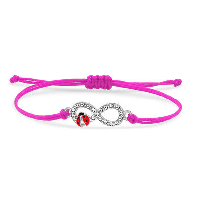 Lieveheersbeestje infinity armband