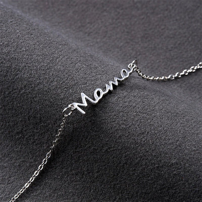 Mama stainless steel armband
