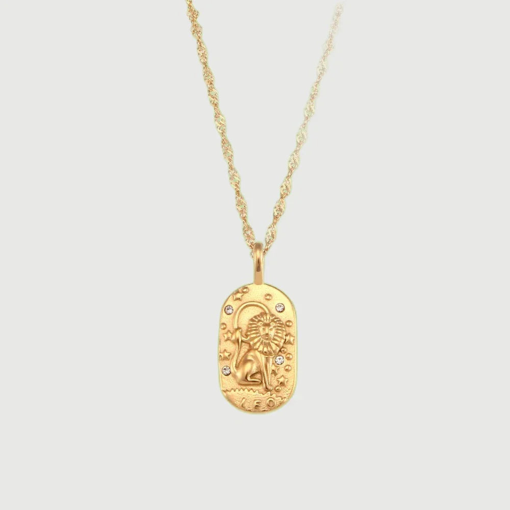 **Zodiac Charm Necklace**  
*Embrace your celestial essence with Clara's stunning Zodiac Charm Necklace, a personalized accessory that celebrates your unique astrological sign.*