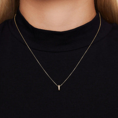 Cubic Zirconia Ring Hanger Ketting