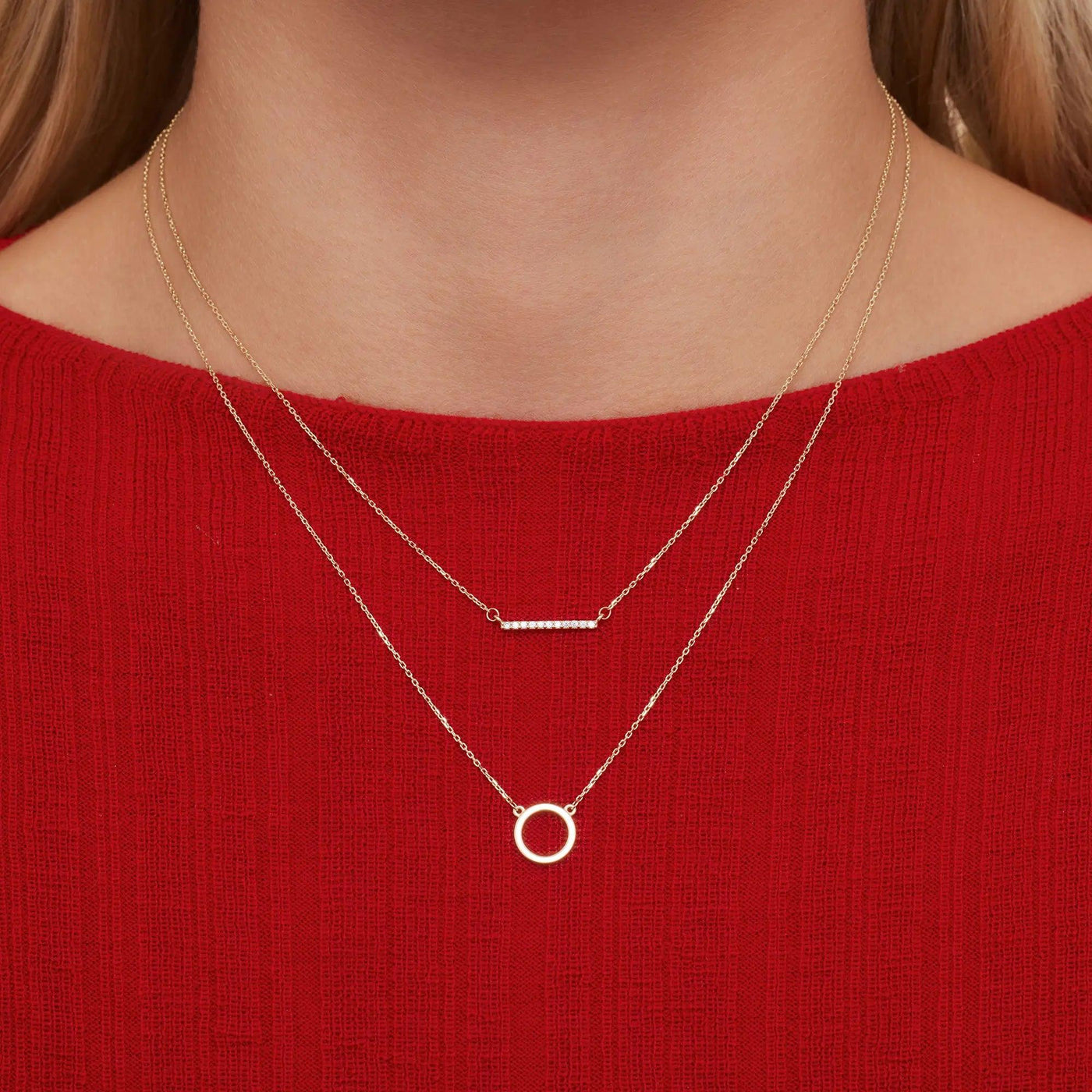 Cirkel Hanger Ketting