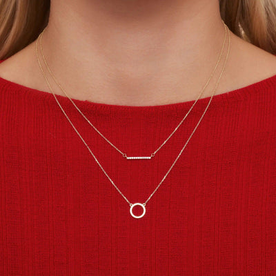 Cirkel Hanger Ketting