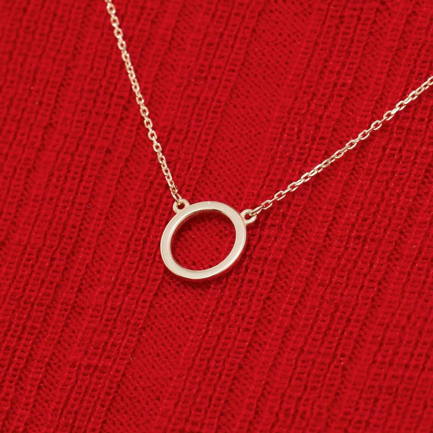 Cirkel Hanger Ketting