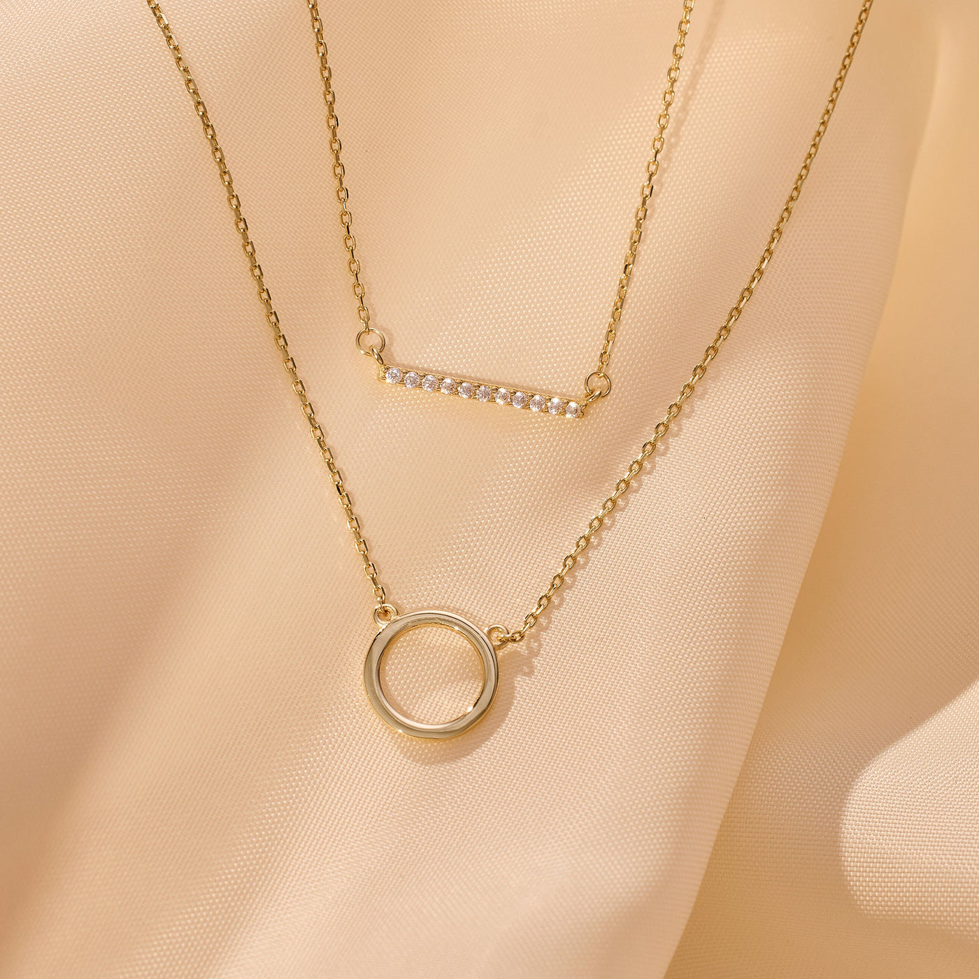Cirkel Hanger Ketting