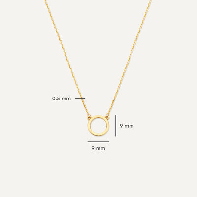 Cirkel Hanger Ketting