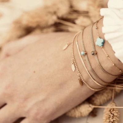 Zag Bijoux - Velasquez schakelarmband groen