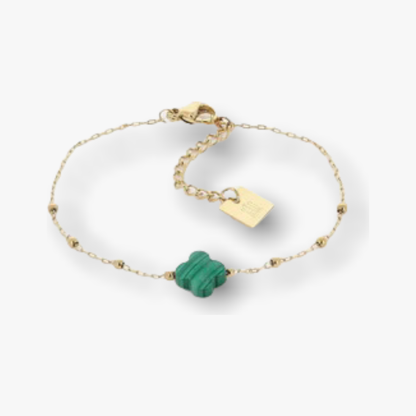 Zag Bijoux - Velasquez schakelarmband groen