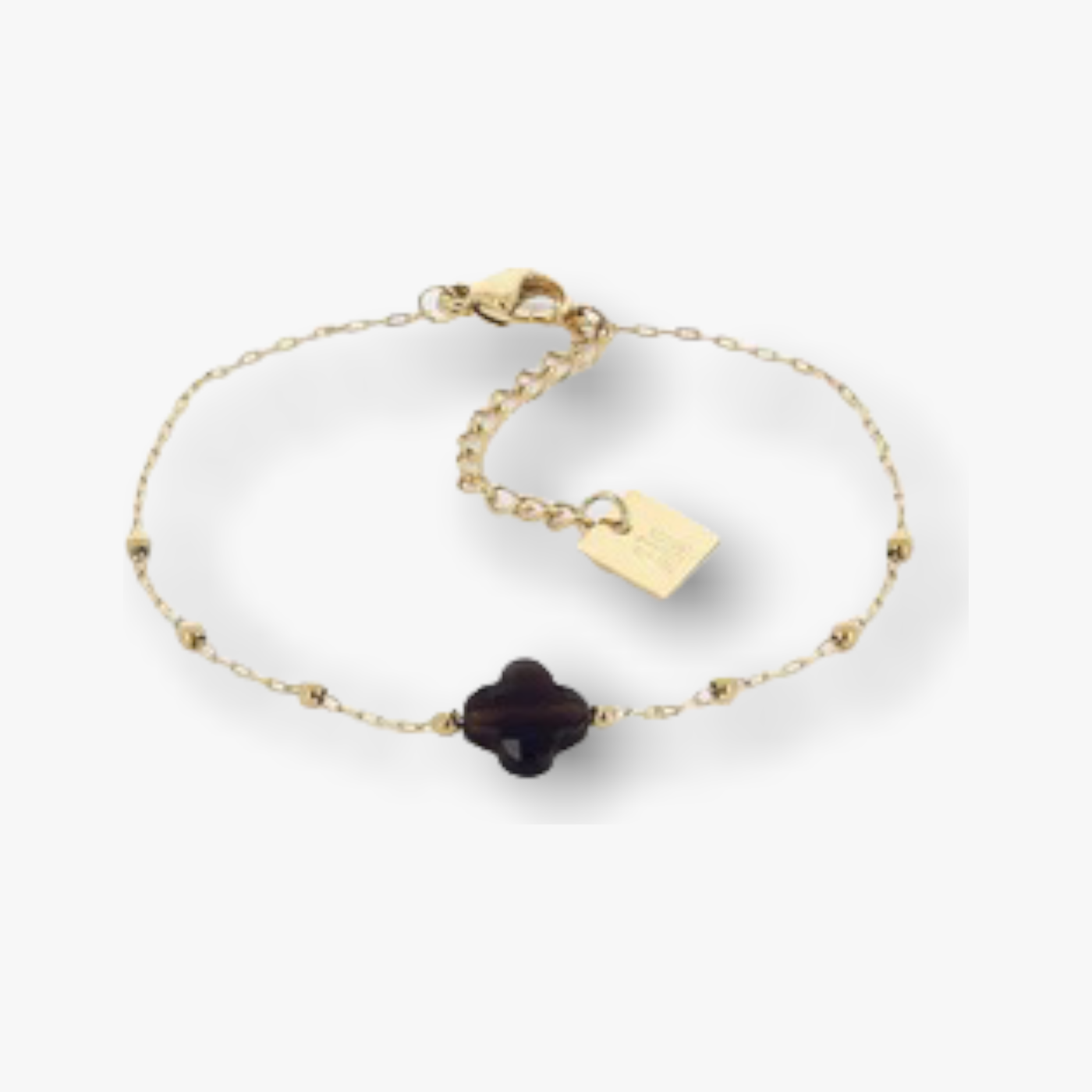 Zag Bijoux - Velasquez schakelarmband quartz fumé