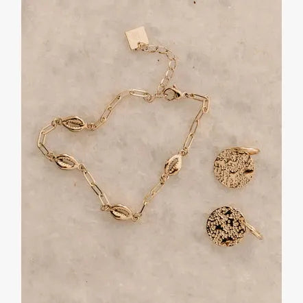 Βραχιόλι Zag Bijoux - Link με κοχύλια