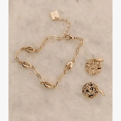 Βραχιόλι Zag Bijoux - Link με κοχύλια